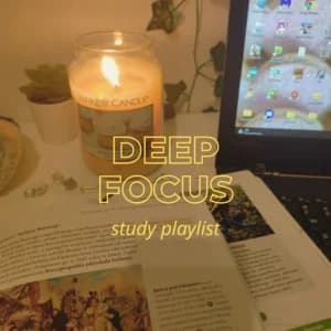 Cover for Deep focus study playlist 💻